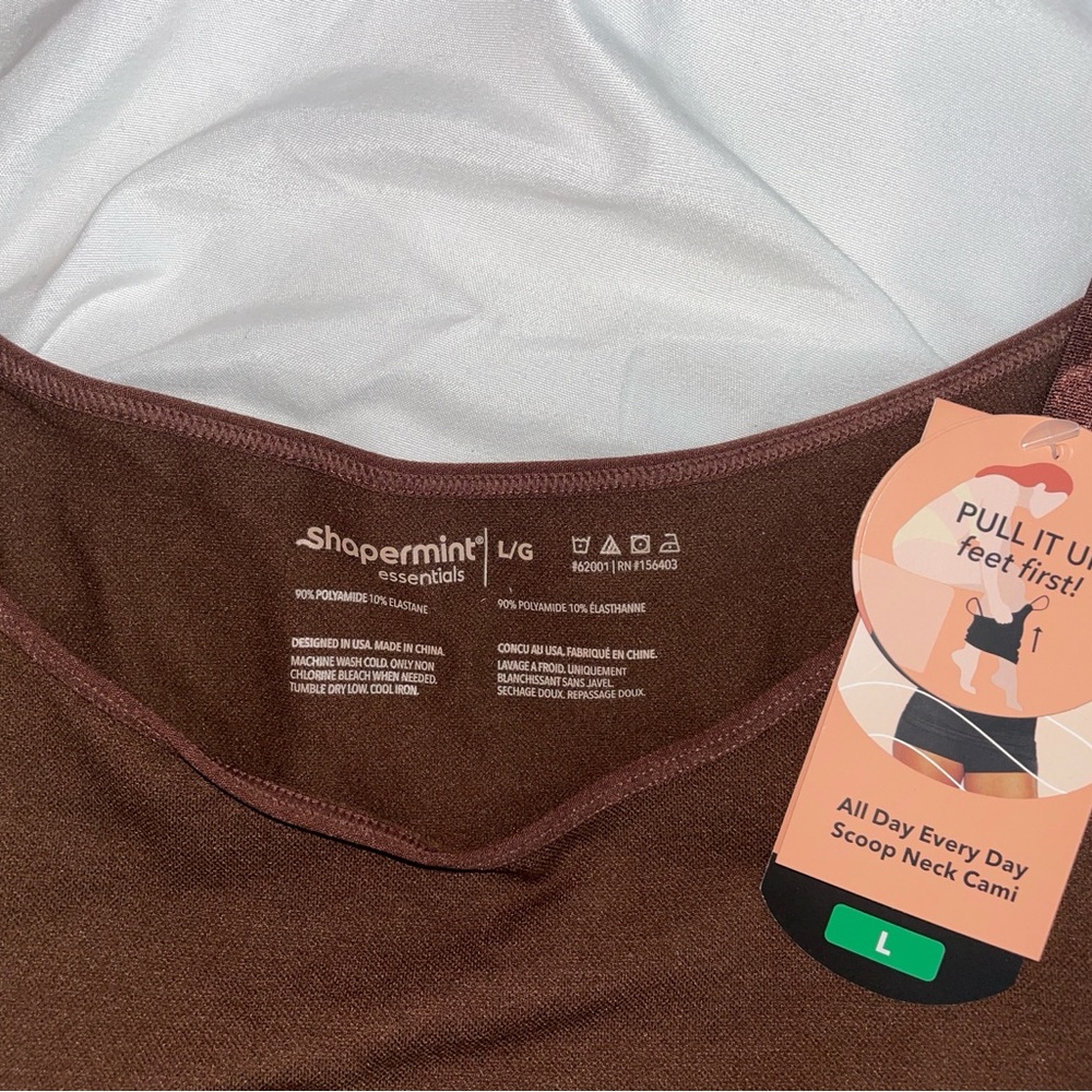 Black or Brown Shapewear Tank Top - Picture 4 of 10